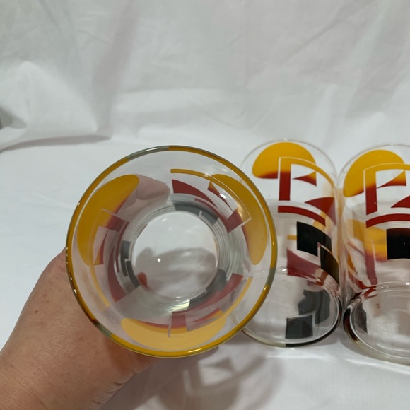 Vintage retro unique drinking glasses - Picture 5 of 8